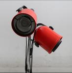 Vintage vloerlamp met twee rode spots, Zweden 1970 (#399), Gebruikt, 100 tot 150 cm, Ophalen of Verzenden, Metaal