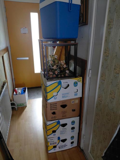 4 bananendozen vol rommelmarkt spullen plus los spul, Diversen, Rommelmarktspullen, Ophalen of Verzenden