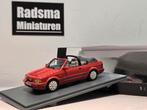 Ford escort XR3i Cabriolet - Rood - 1:43 Neo Scale Models, Hobby en Vrije tijd, Ophalen of Verzenden, Nieuw, Auto