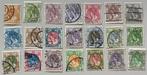 Nederland 1921 NVPH 56-79 gest, Ophalen of Verzenden, T/m 1940, Gestempeld