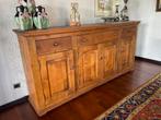Massief handgemaakt eikenhouten dressoir, perfecte staat, Ophalen, Eikenhout, Zo goed als nieuw, 200 cm of meer
