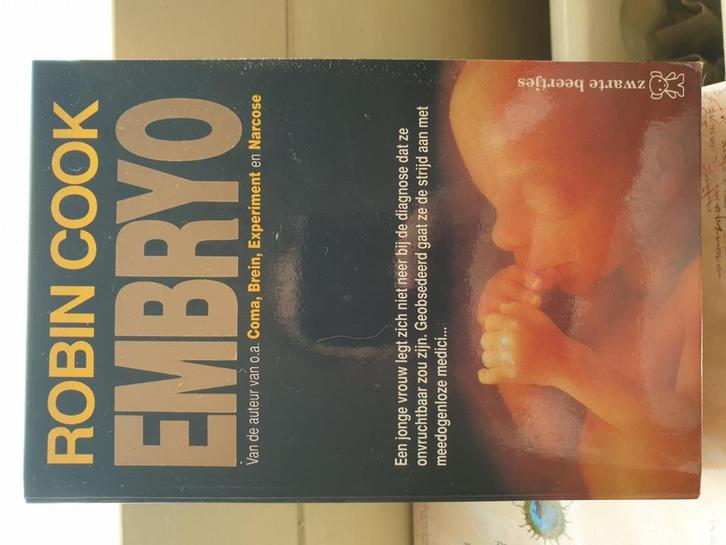 Embryo - Robin Cook, Boeken, Thrillers, Gelezen, Nederland, Ophalen