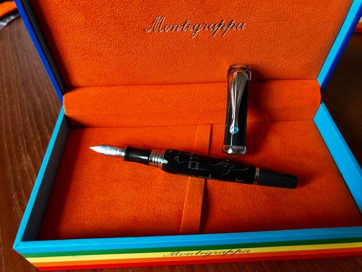 Montegrappa Pen of Peace 1958, nr 0027, compleet!, Antiek en Kunst, Antiek | Kantoor en Zakelijk, Ophalen of Verzenden