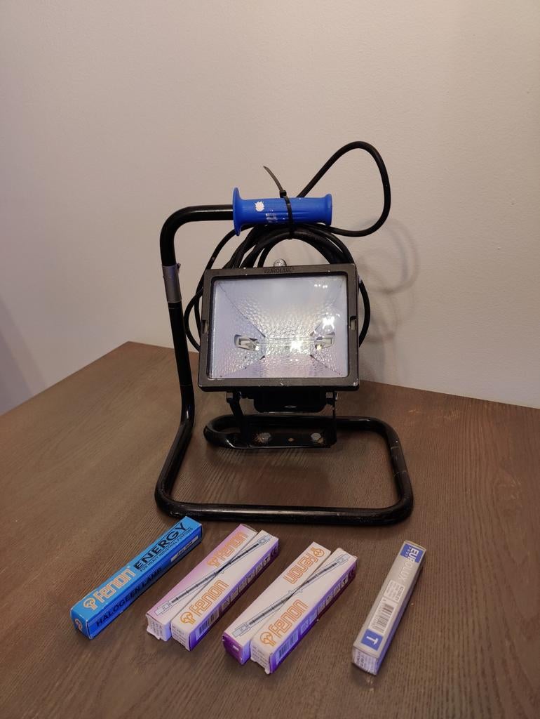Eurolux Halogeen Bouwlamp | 300 Watt | 6 Nieuwe lampjes, Doe-het-zelf en Verbouw, Bouwverlichting, Ophalen of Verzenden, Gebruikt
