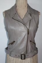 Summum leren gilet grijs maat 34/XS, Kleding | Dames, Summum, Onbekend, Ophalen of Verzenden, Zo goed als nieuw
