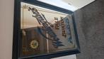 Vintage reclame spiegel, Antiek en Kunst, Antiek | Spiegels, Ophalen, Rechthoekig, 50 tot 100 cm, Minder dan 100 cm