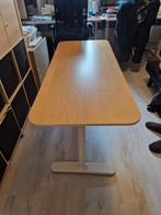 Ikea Bureau 140x60, Hoogte Verstelbaar, ZGAN, Huis en Inrichting, Bureaus, Ophalen, In hoogte verstelbaar, Zo goed als nieuw, Bureau