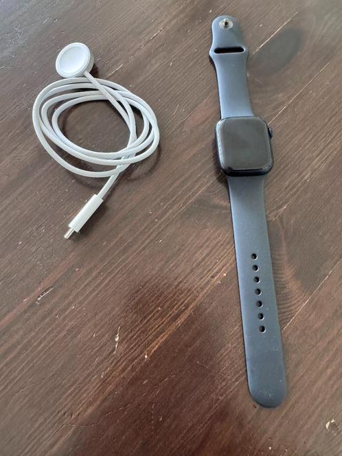 Apple Watch Series 9 (GPS + Cellular), Sieraden, Tassen en Uiterlijk, Smartwatches, Zo goed als nieuw, iOS, Blauw, GPS, Ophalen of Verzenden