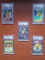 Pokemon Pikachu PSA 10 slabs ( set van 5 ) Japans, Hobby en Vrije tijd, Verzamelkaartspellen | Pokémon, Nieuw, Foil, Ophalen of Verzenden