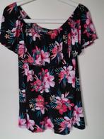 Nog bijna nieuw shirt met carmenhals, maat L, Kleding | Dames, Ophalen of Verzenden, Zo goed als nieuw, Korte mouw