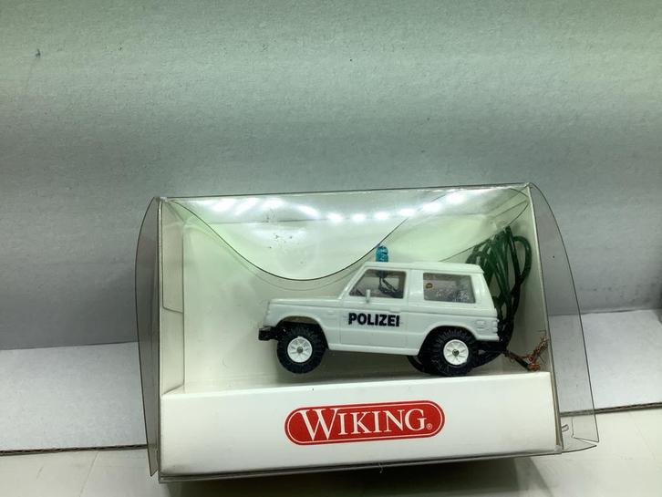 Wiking Polizei Auto - met zwaailamp getest en werk!, Hobby en Vrije tijd, Modelauto's | 1:87, Nieuw, Auto, Wiking, Ophalen of Verzenden