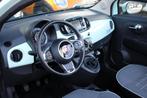 Fiat 500 C 1.2 Lounge - MINTGROEN, CABRIO, NAVIGATIE, LED, 4, Auto's, Voorwielaandrijving, Stof, Gebruikt, 4 cilinders