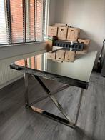 Eettafel Eric kuster Richmond stijl smoke 90x200, Huis en Inrichting, Ophalen, 50 tot 100 cm, Eric kuster richmond, Rechthoekig