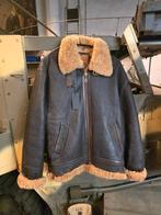 Vintage lammy coat - shearling - piloten jas L (5), Kleding | Heren, Jassen | Winter, Ophalen of Verzenden, Gedragen, Maat 52/54 (L)
