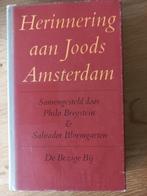 Bregstein & Blloemgarten - Herinnering aan Joods Amsterdam, Boeken, Ophalen of Verzenden, 20e eeuw of later, Gelezen
