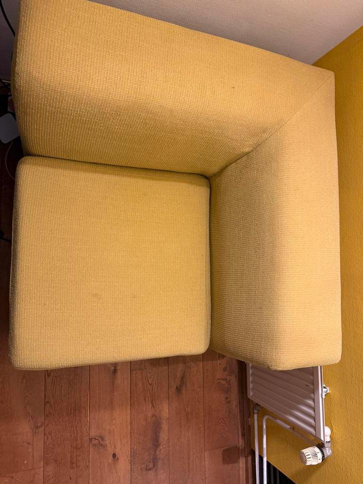 Gele hoekbank - comfortabel en stijlvol!, Huis en Inrichting, Banken | Sofa's en Chaises Longues, Gebruikt, Vierpersoons of meer