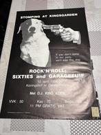 Vintage Poster Stomping at Kingsgarden Rock 'n'roll; sixties, Deurposter of groter, Ophalen of Verzenden, Muziek, Rechthoekig Staand