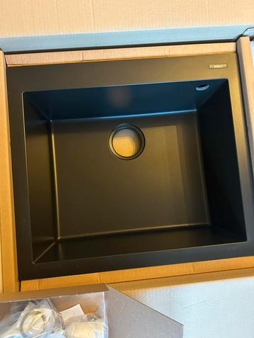 Nieuwe zwarte wasbak in doos - Elleci Keratek beschikbaar voor biedingen