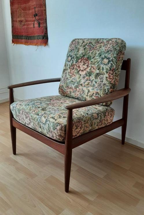 Greta Jalk fauteuil, Huis en Inrichting, Fauteuils, Zo goed als nieuw, Hout, Overige materialen, 50 tot 75 cm, Minder dan 75 cm