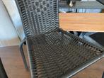 Stoelen stapelbaar lichtgewicht aluminium zwart, Ophalen, Nieuw, Wicker, Stapelbaar
