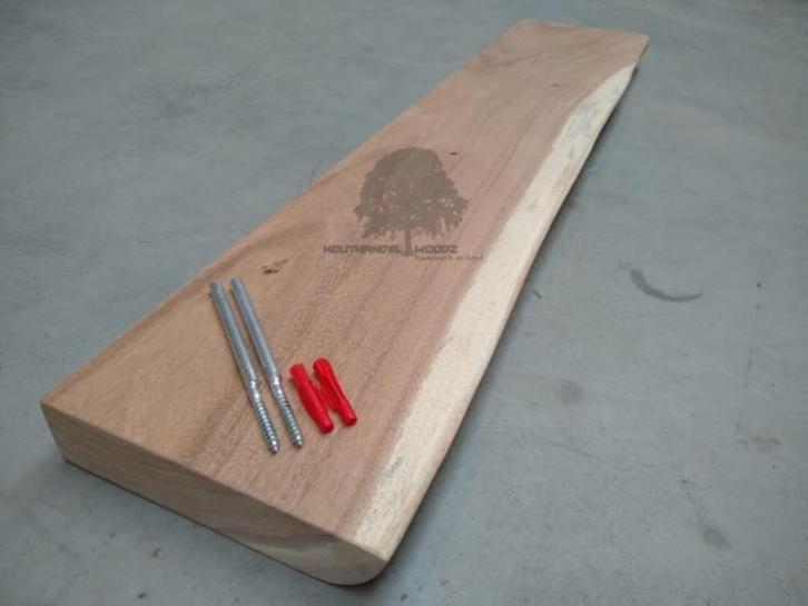 wandplanken , wandplank met blinde bevestiging, eiken, suar, Huis en Inrichting, Woonaccessoires | Wandplanken en Boekenplanken