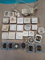 schakelmateriaal stopcontact dimmer lichtschakelaar, Doe-het-zelf en Verbouw, Elektra en Kabels, Ophalen of Verzenden, Gebruikt