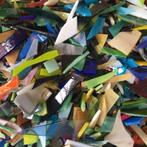 glasscherven, 2 kilo voor €20,-, voor mozaïek op bv lamp, Ophalen of Verzenden, Nieuw, Materiaal