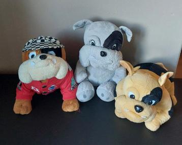 Leuke Knuffel Bulldogs Honden Set beschikbaar voor biedingen