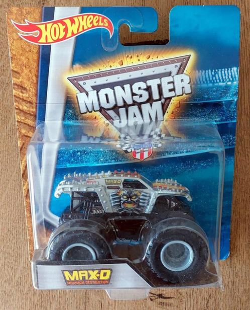 Hot Wheels Monster Jam MAX-D SPIKES 1/64, Hobby en Vrije tijd, Modelauto's | Overige schalen, Nieuw, Auto, Ophalen of Verzenden