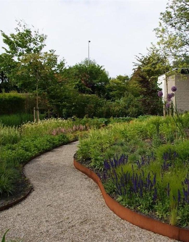Cortenstaal tuinrand | borderrand | kantopsluiting, Tuin en Terras, Bielzen en Borders, Nieuw, Border, Overige materialen, Ophalen