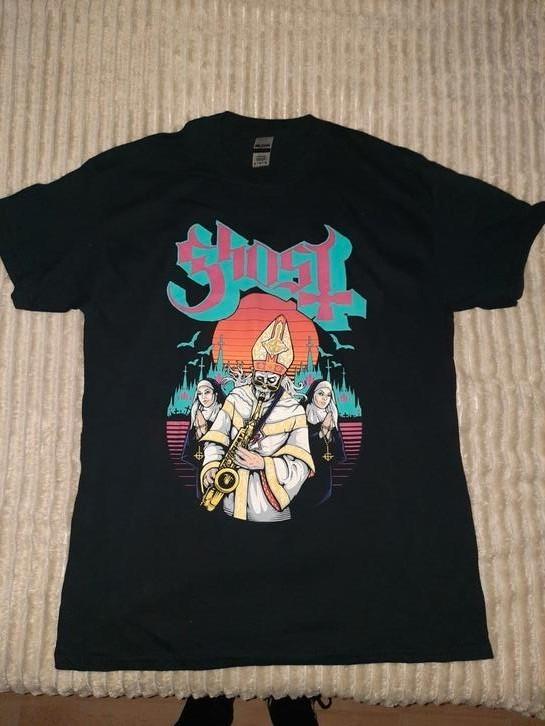 Ghost shirt maat M nieuw, Kleding | Heren, T-shirts, Zo goed als nieuw, Maat 52/54 (L), Zwart, Ophalen of Verzenden