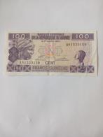 Guinee 100 francs, Postzegels en Munten, Bankbiljetten | Afrika, Ophalen of Verzenden