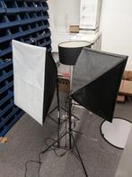 2 studiolampen (softbox) vidaXL nieuw in doos!, Ophalen of Verzenden, Nieuw, Lamp of Flitsset