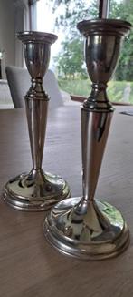 zilveren kandelaars, Antiek en Kunst, Ophalen of Verzenden, Zilver