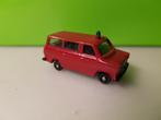 H0 - Ford Transit Mk1 Brandweer [rood] 1/87, Overige merken, Gebruikt, Ophalen of Verzenden, Auto