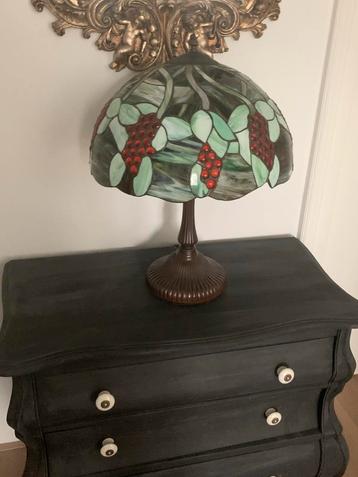 Tiffany tafellamp Rood/Groen beschikbaar voor biedingen