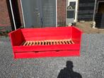 Bed ombouw, Ophalen, Gebruikt, Eenpersoons, Rood
