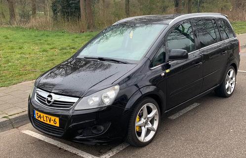 Opel Zafira 1.8 2010 Zwart Benzine, Auto's, Opel, Particulier, Zafira, ABS, Airconditioning, Boordcomputer, Centrale vergrendeling