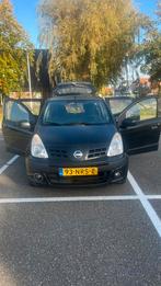 Nissan Pixo 1.0 50KW 5D 2010 Zwart, Auto's, Voorwielaandrijving, 200 kg, 4 stoelen, Origineel Nederlands