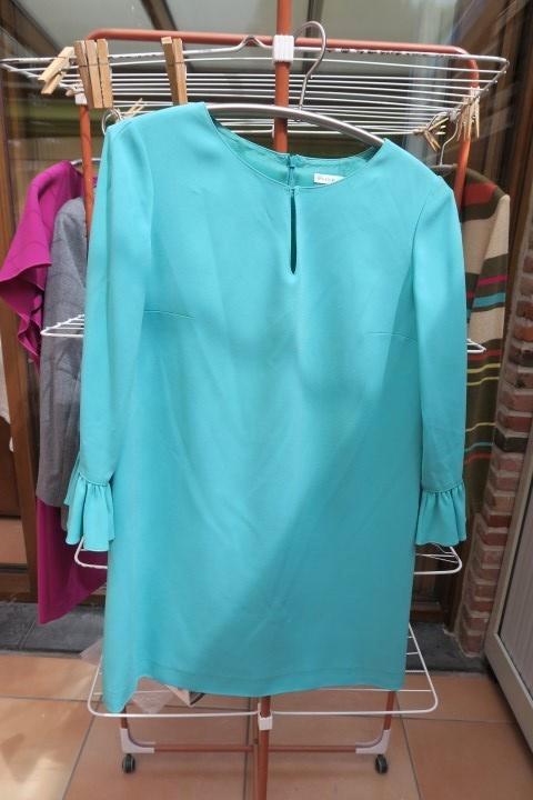 Kleedje mintgroen Paule Ka mt 40, Kleding | Dames, Jurken, Zo goed als nieuw, Maat 38/40 (M), Groen, Knielengte, Ophalen of Verzenden