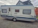 Fendt Saphir 490 TF,Mover volautomatisch ,Voortent,, Caravans en Kamperen, Schokbreker, Rondzit, Bedrijf, Dwarsbed