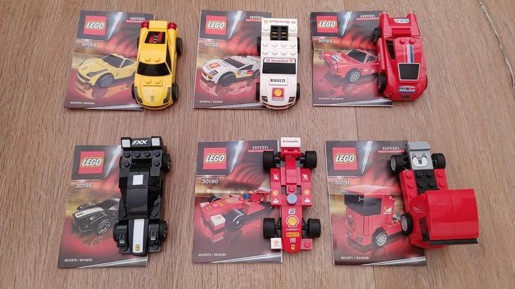 Lego Shell V-power Ferrari auto's - complete collectie, Kinderen en Baby's, Speelgoed | Duplo en Lego, Zo goed als nieuw, Lego