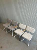 4 eetkamerstoelen draaifunctie - Scandinavisch Deens design, Huis en Inrichting, Stoelen, Ophalen, Gebruikt, Wit, Design