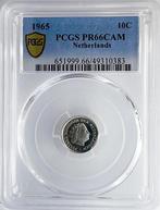 10 Cent 1965 PROOF / PCGS PR66CAM / RRR., Postzegels en Munten, Munten | Nederland, Ophalen of Verzenden, Koningin Juliana, 10 cent