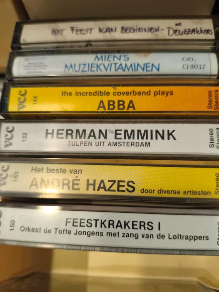 6 Cassettebandjes - Diverse Artiesten, Cd's en Dvd's, Cassettebandjes, Gebruikt, Overige genres, 2 t/m 25 bandjes, Ophalen of Verzenden