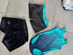 Turnpakje met broekje en wedstrijdbroekje XS, Sport en Fitness, Turnen, Blauw, Ophalen of Verzenden, Zo goed als nieuw, Turnpak(je)