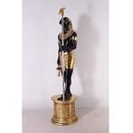 Egyptian Horus beeld with Base – Egypte Hoogte 231 cm, Verzamelen, Beelden en Beeldjes, Ophalen, Nieuw