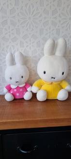 50 cm grote gele nijntje en 40 cm roze nijntje Knuffels, Kinderen en Baby's, Speelgoed | Knuffels en Pluche, Ophalen, Zo goed als nieuw