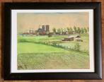 Haarlem, BAVO, kerk, schilderij, aquarel, Elswout, oud., Antiek en Kunst, Ophalen of Verzenden