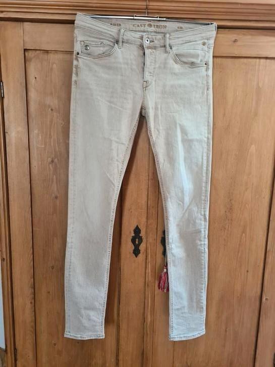 In Goede Staat! - Cast Iron - Spijkerbroek, Maat W34/L36., Kleding | Heren, Spijkerbroeken en Jeans, Gedragen, W33 - W34 (confectie 48/50)